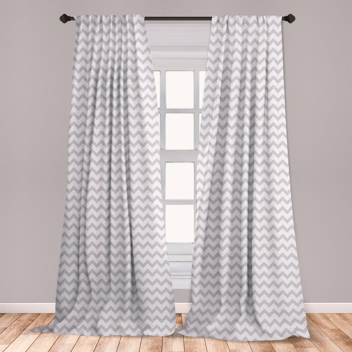 Chevron Striped Curtains