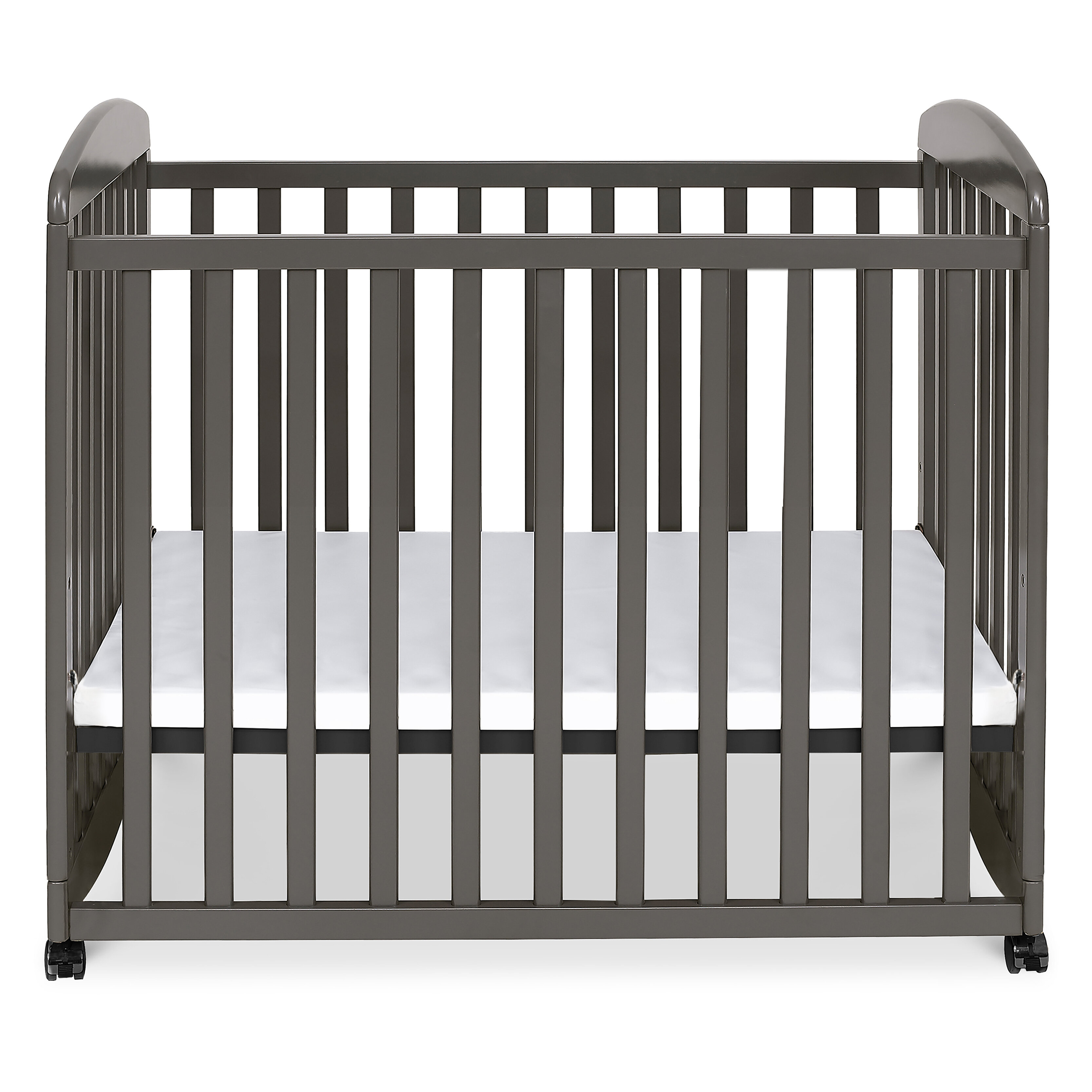 davinci alpha mini rocking crib in white