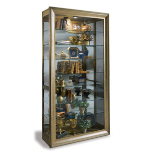 Go to store & view more images Philip Reinisch Co. Vermeer Lighted Curio Cabinet
