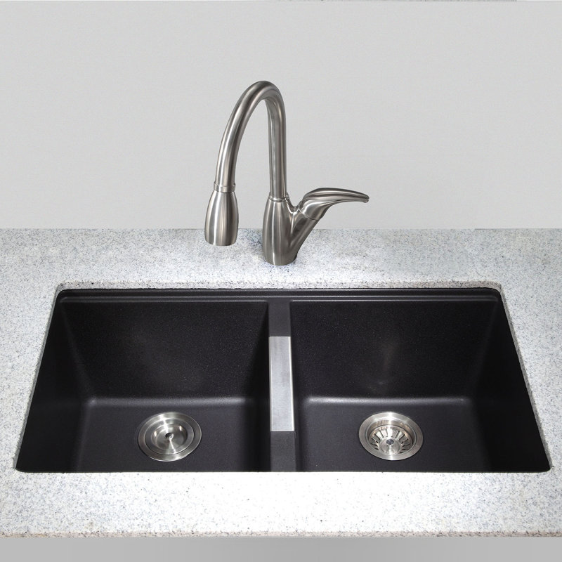 Bathroom Sinks Double Basin kraus 32.5" x 18.88" double basin undermount kitchen sink Bathroom Sinks Double Basin kraus 32.5" x 18.88" double basin undermount kitchen sink