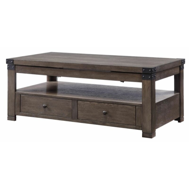 Millwood Pines Boggess Coffee Table With Storage Wayfair