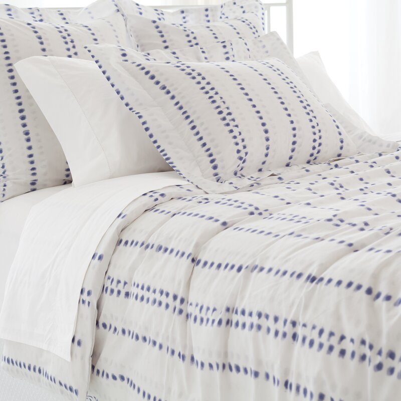 Ink Dots Duvet Cover Collection. #pineconehill #bedding #bedroomdecor #blueandwhite #interiordesign