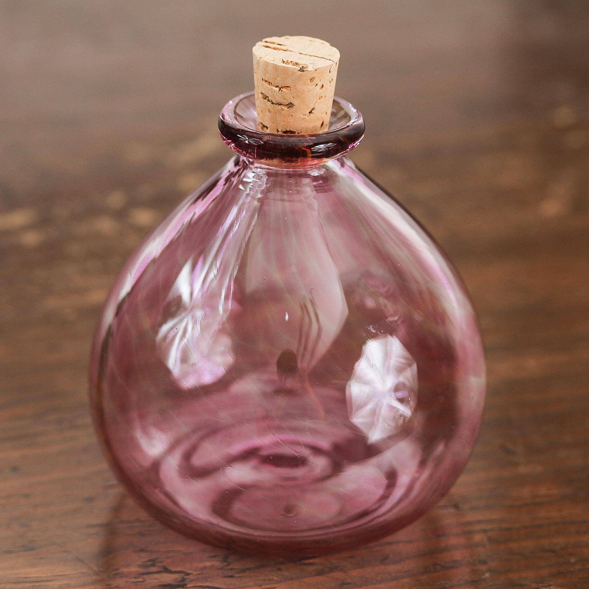 Bungalow Rose Chickerell Potion Handblown Recycled Glass Jar Wayfair