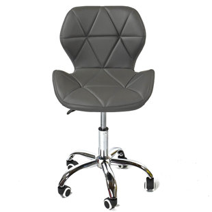 Grey Fabric Desk Chair Wayfair Co Uk Quickview
