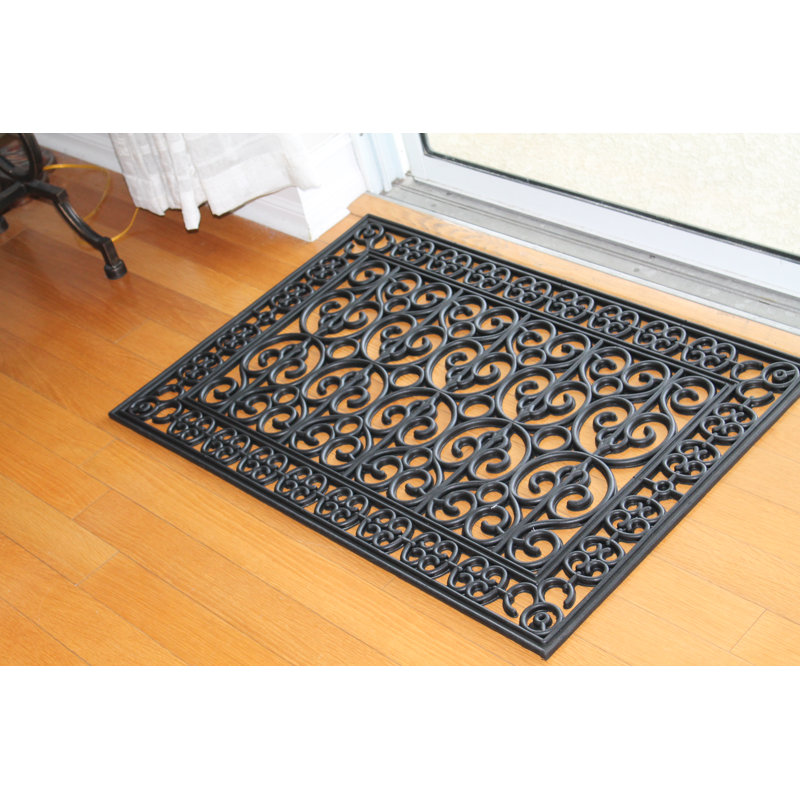 Fleur De Lis Living Bradford Rubber Paisley Beautifully Hand