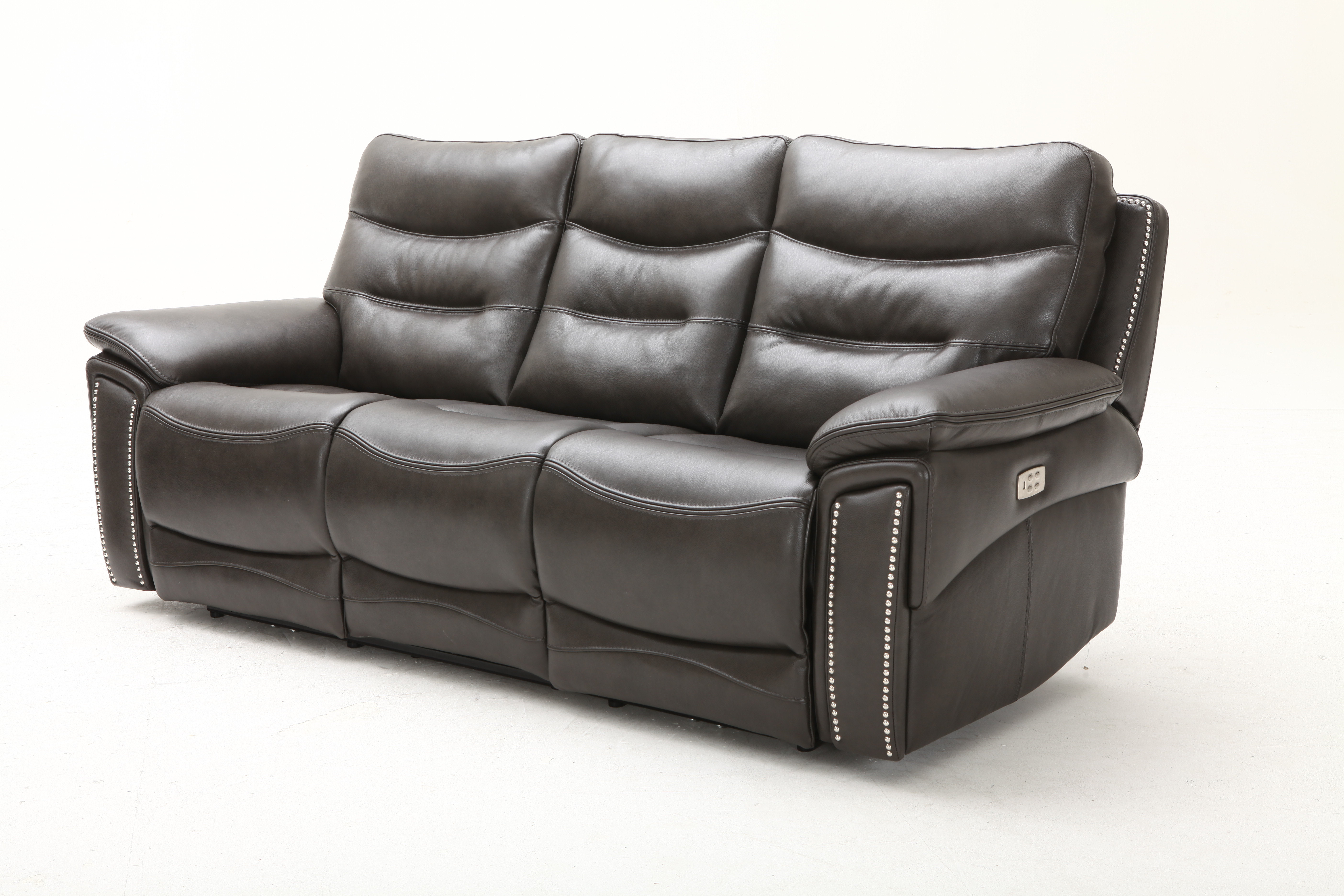 Southern Motion City Lights Leather Reclining Sofa Wayfair