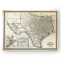 Art Print Antique Map Beautiful World Map with Flags 