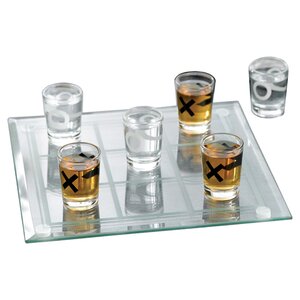 Veliz 10 Piece Tic-Tac-Toe Shot Glass Set