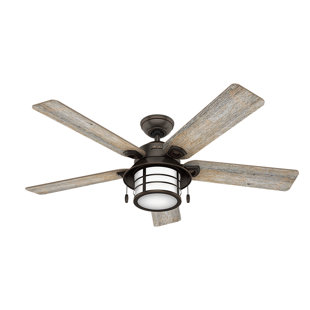 Downlight Hunter Fan Outdoor Fans You Ll Love Wayfair