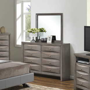 Go to store & view more images Shim 8 Drawer Double Dresser with Mirror by Winston Porter