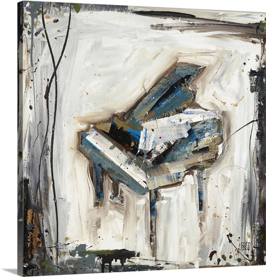 Canvas On Demand Imprint Piano By Kelsey Hochstatter Painting