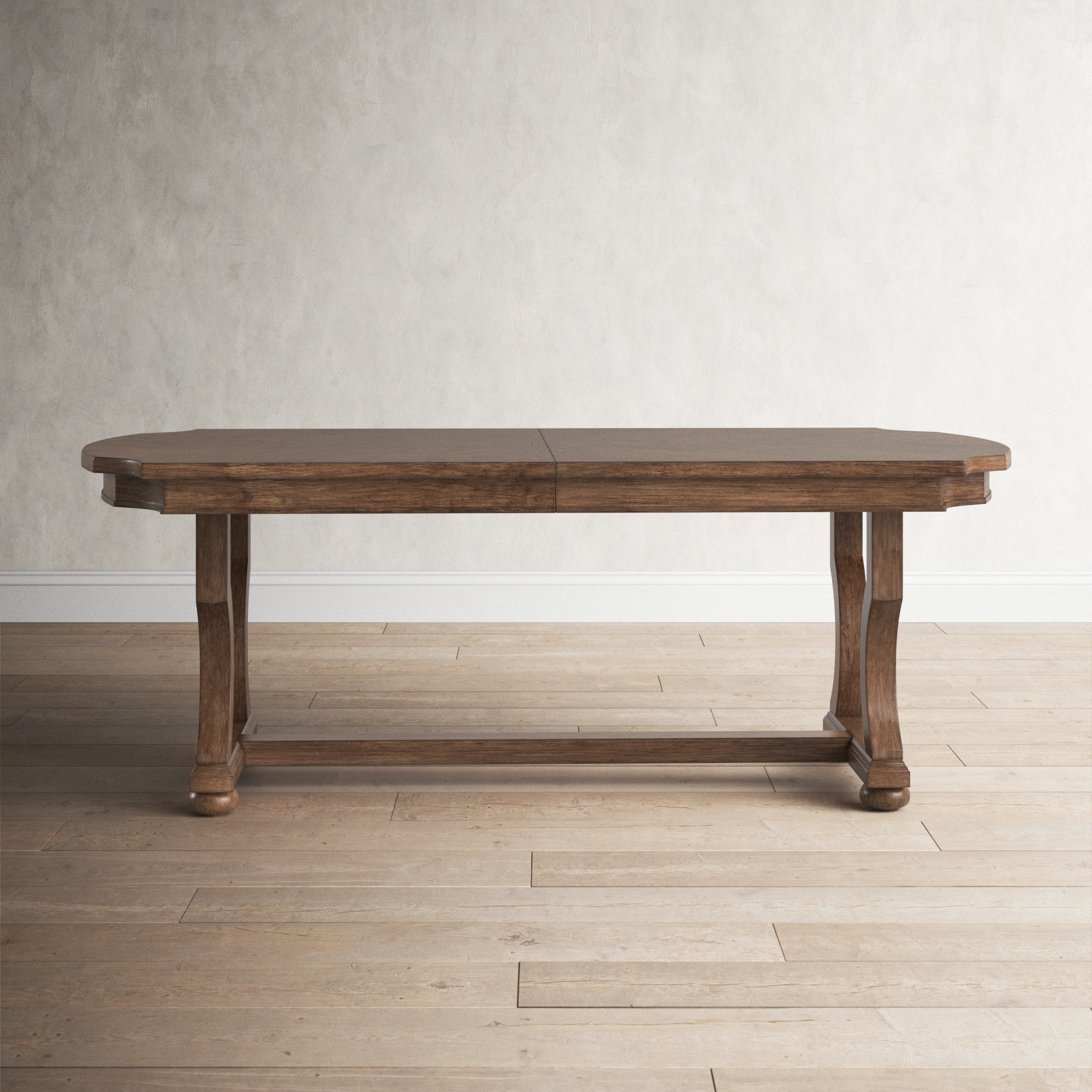 Birch Lane™ Masefield Polar Solid Wood Trestle Dining Table 