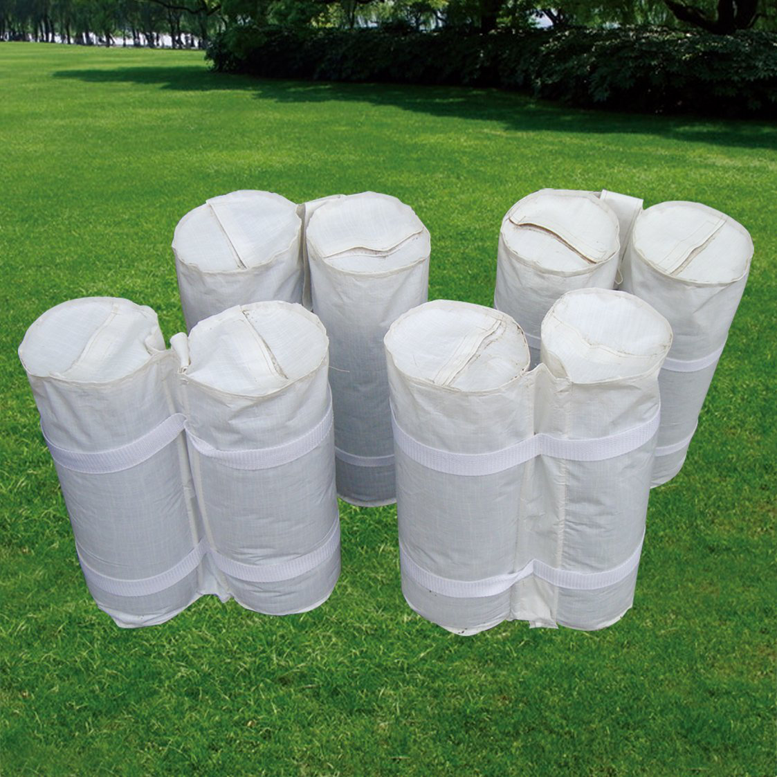 thumbnail image 2 of PHI VILLA Canopy Weight Sand Bags – 4-Pack – Heavy Duty 420D Polyester For Gazebo 2 of 6