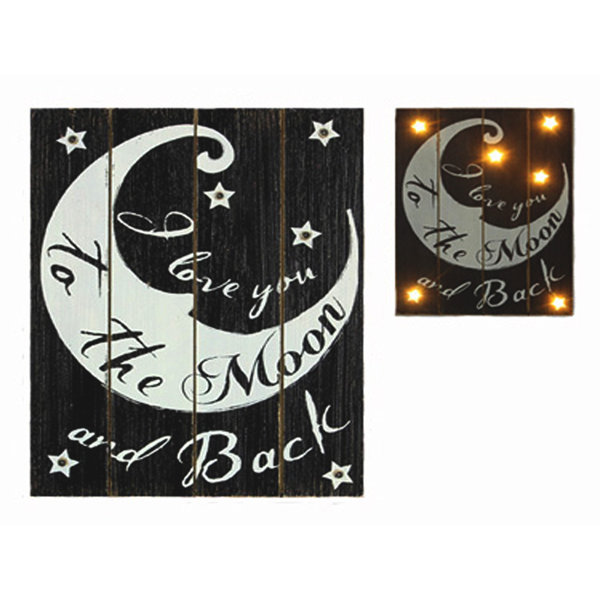 Winston Porter Farrington Gurney Love You To The Moon And Back Led Lighted Table Sign Letter Block Wayfair