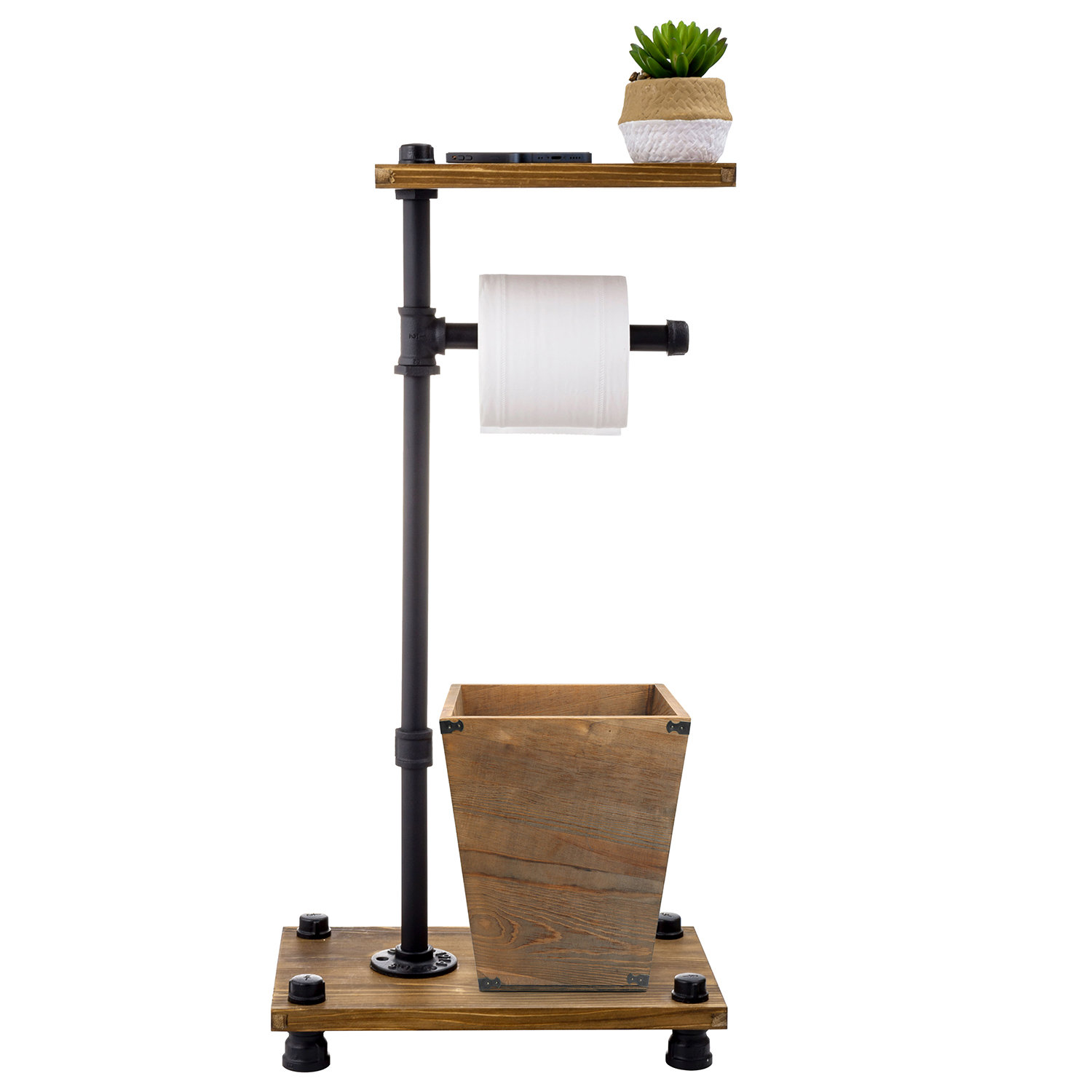 MyGift Free Standing Toilet Paper Holder & Reviews Wayfair