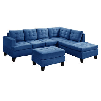 Latitude Run Amy May 100 5 Right Hand Facing Sleeper Sectional Wayfair