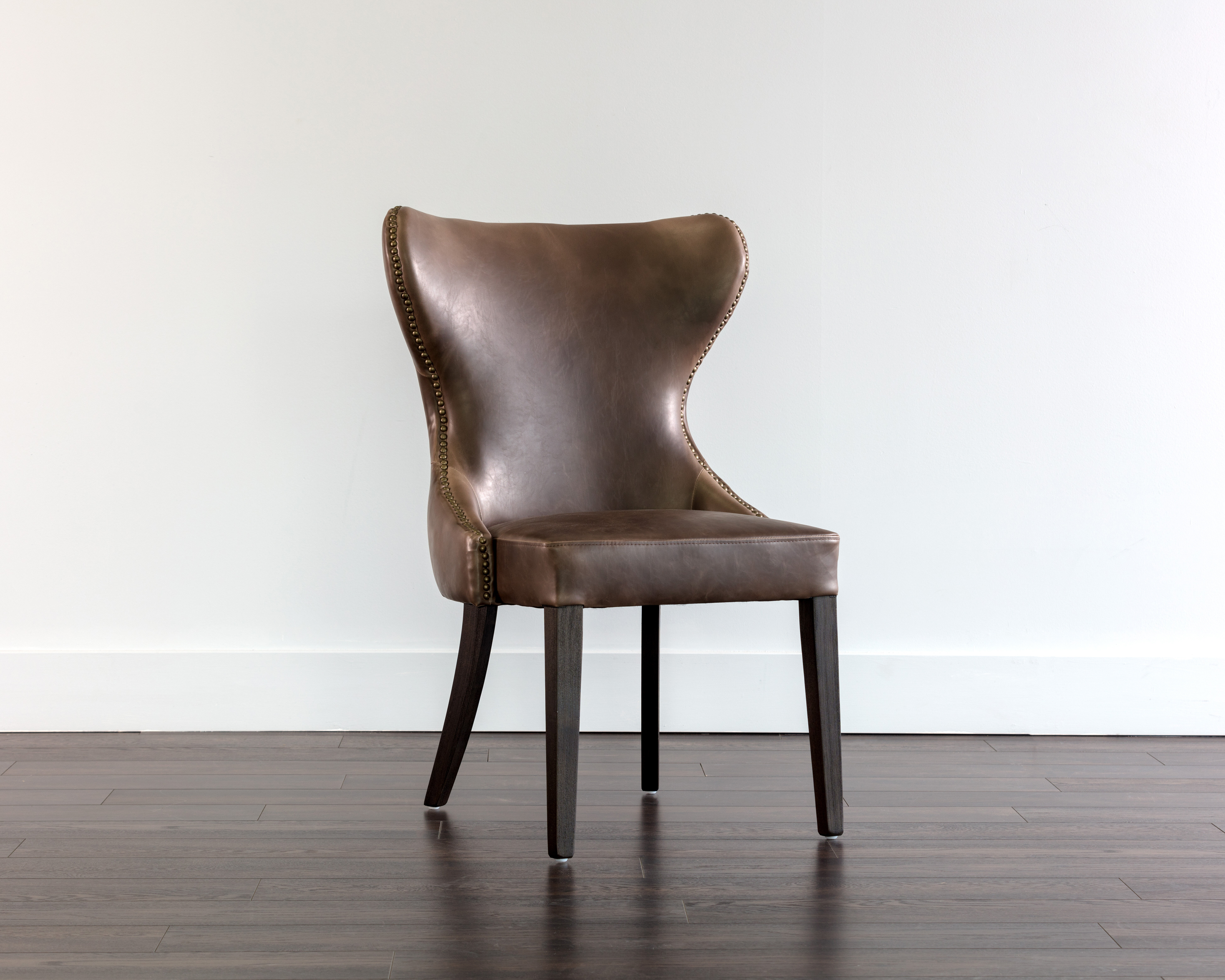 leather wingback dining chairs