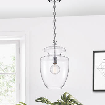 Highland Dunes Fehr 1 Light Single Jar Pendant Wayfair