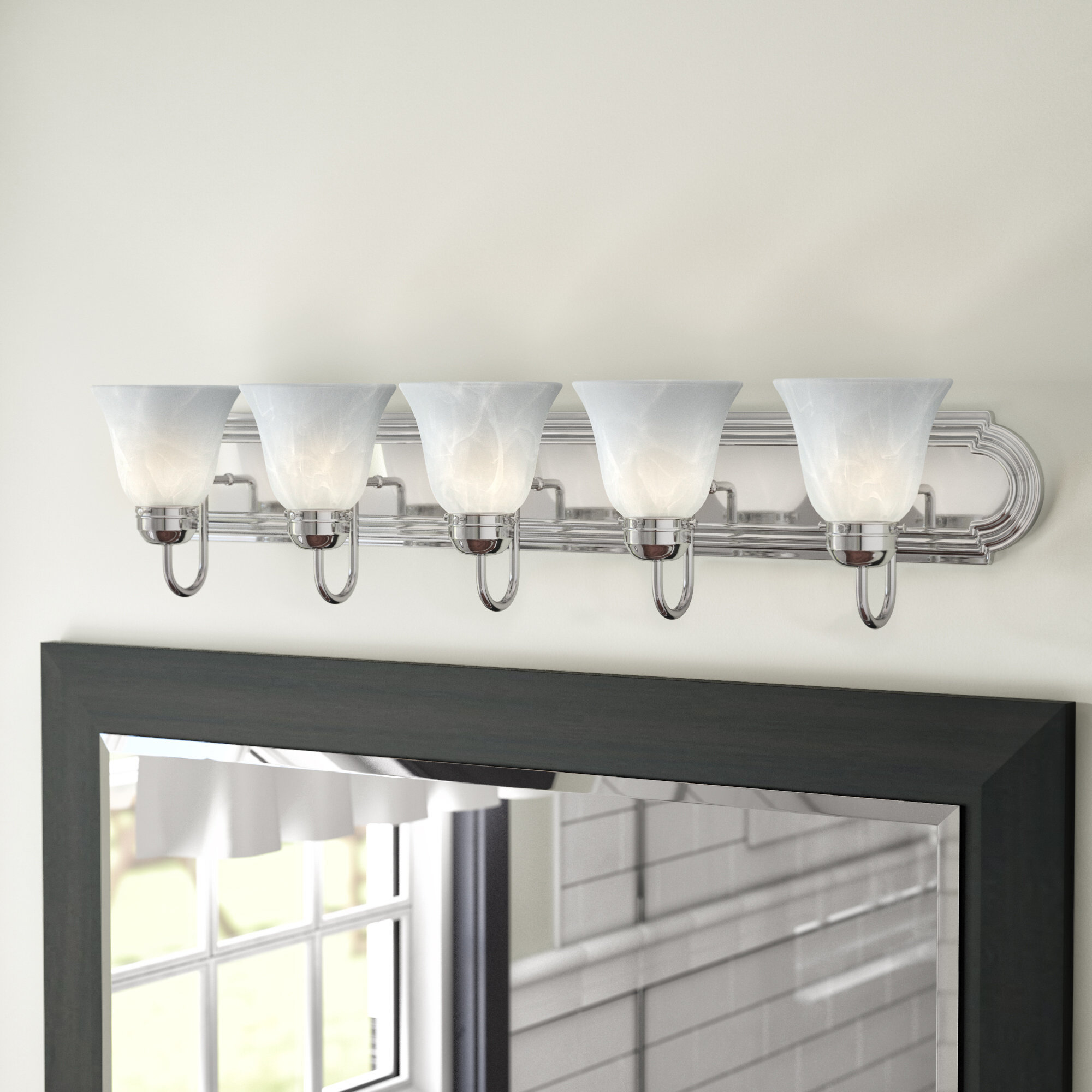 Fleur De Lis Living Westra 5 Light Vanity Light Reviews Wayfair