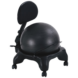Exercise Ball Chairs You Ll Love Wayfair High Back Exercise Ball Chair