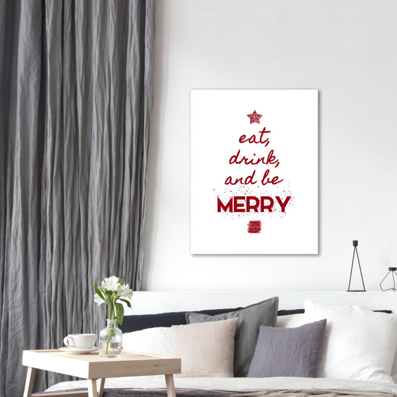 East Urban Home Kate Shephard Eat Drink And Be Merry Kids Wall Décor Wayfair