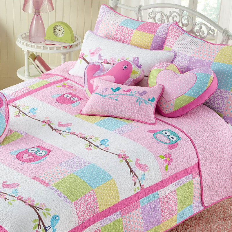 kids owl bedding