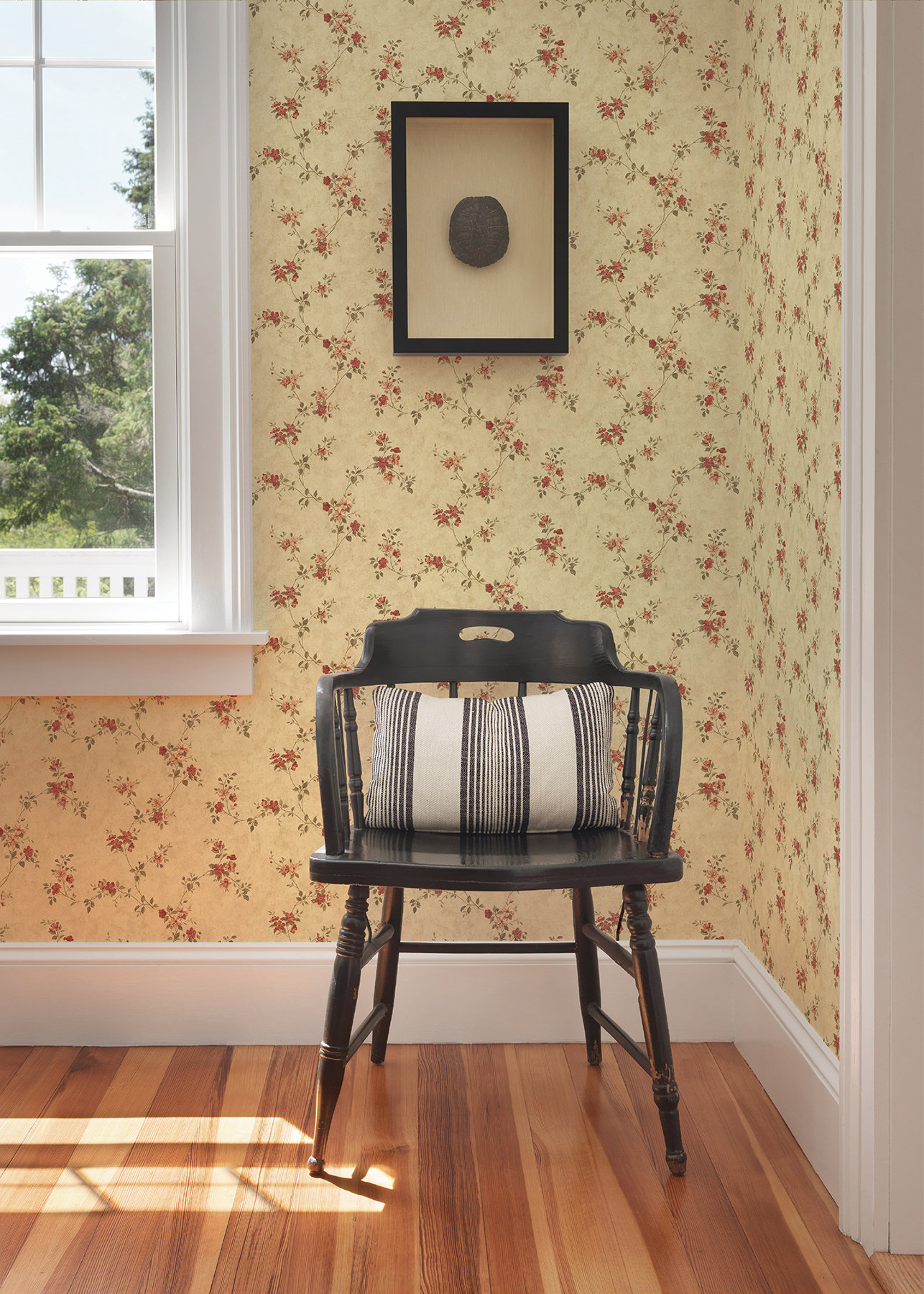 Laurel Foundry Modern Farmhouse Hazley Floral Wallpaper Wayfair
