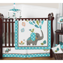 elephant crib bedding set
