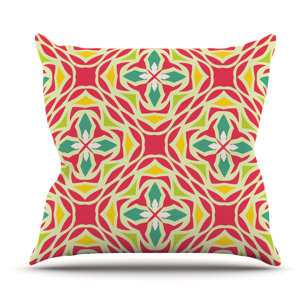 Christmas Carnival by Miranda Mol Outdoor Throw Pillow