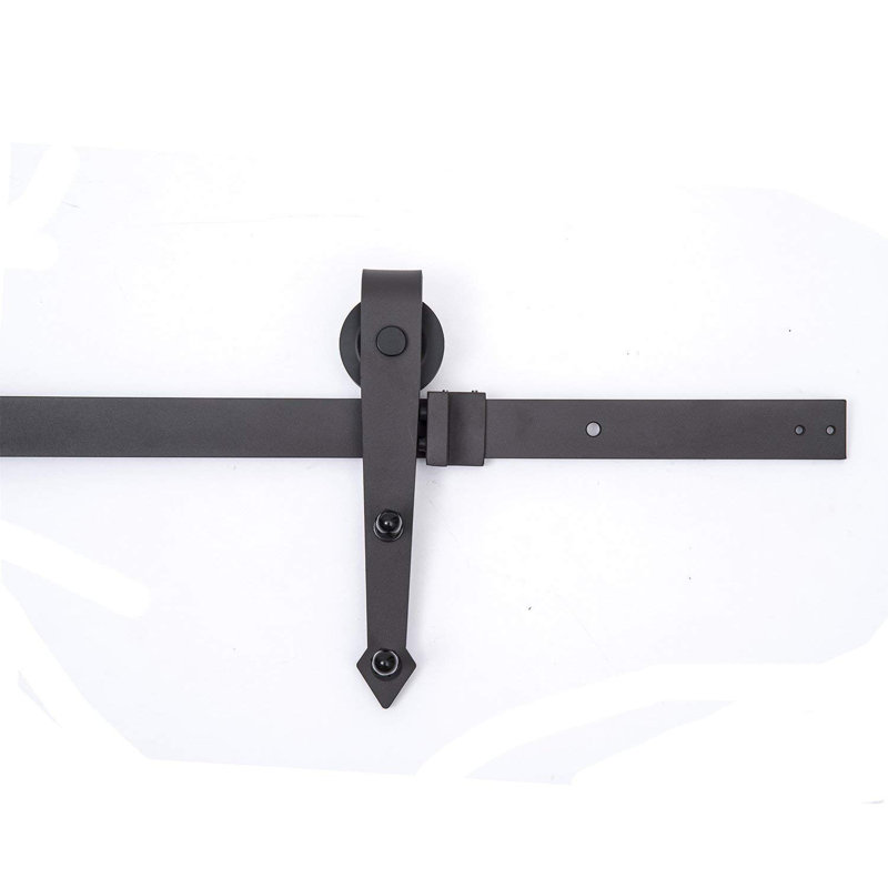 Homcom Interior Sliding Standard Single Barn Door Hardware Kit