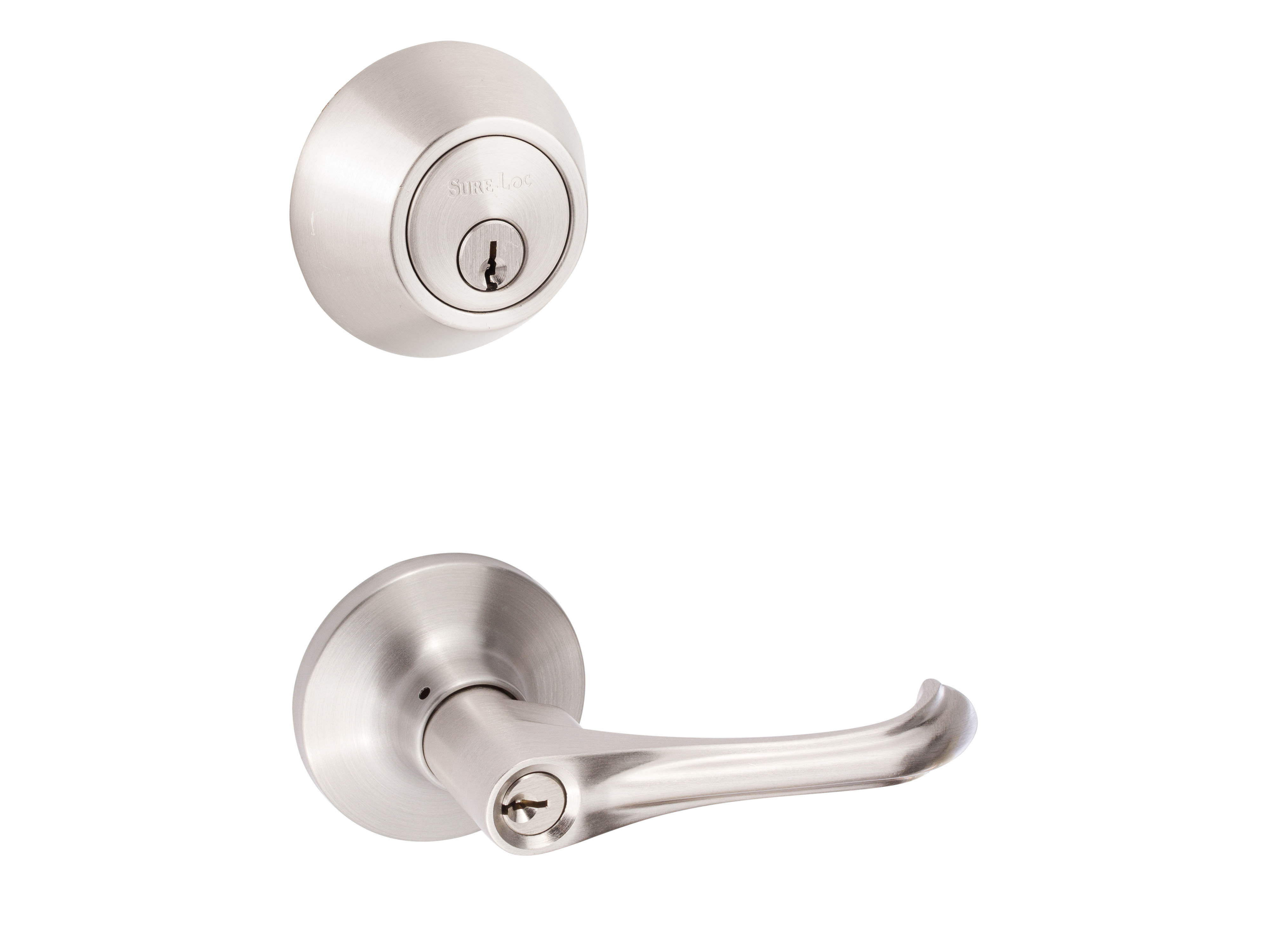 Sure Lochardware Complete Sloc1186 Entry Lever Set With Single