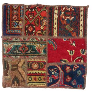 Persian Hand Knotted Wool Red Area Rug