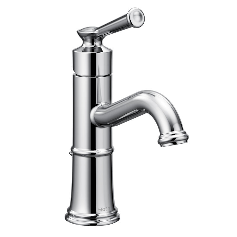 Moen Belfield Single Hole Bathroom Faucet With Drain Assembly