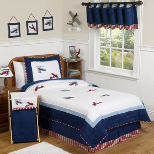 Go to store & view more images Sweet Jojo Designs Vintage Aviator 4 Piece Twin Comforter Set