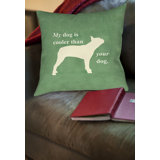 Dog Print Pillow Wayfair