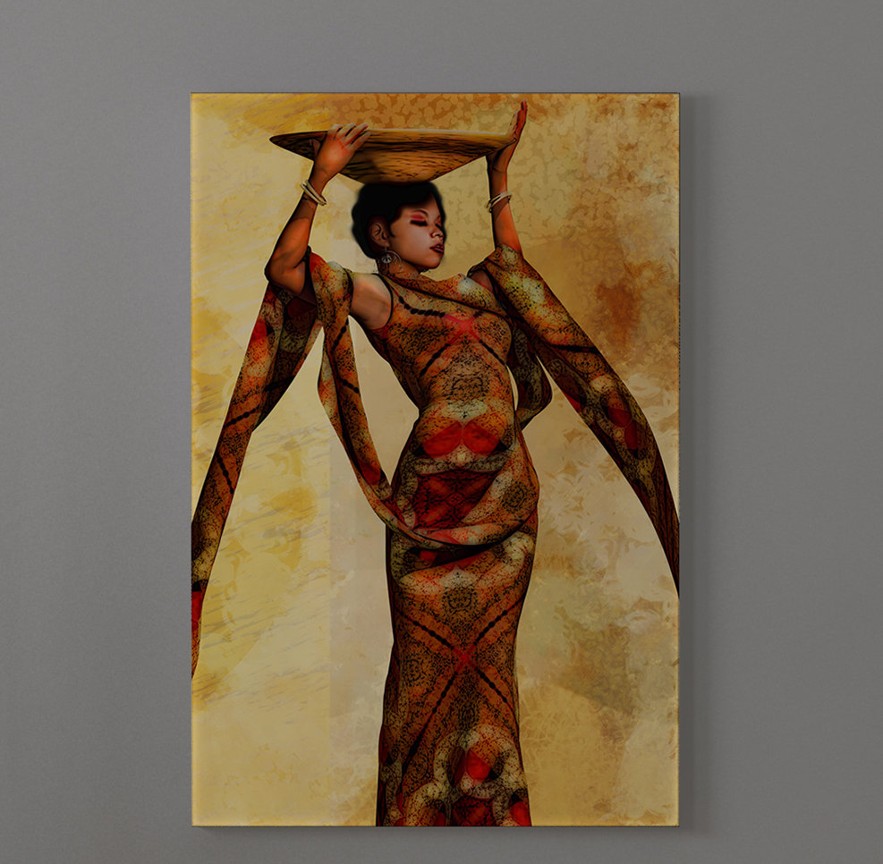 World Menagerie Ebony Tribal 2 African American Graphic Art Print On Canvas Wayfair