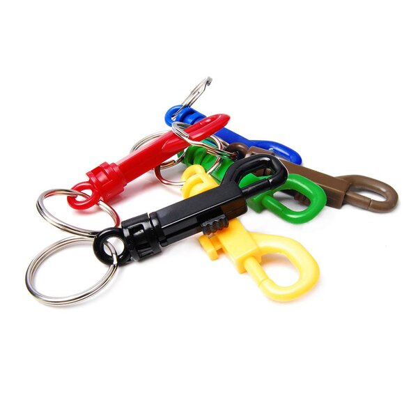 Swivel Clip Spring Snap Hook Dog Lead Leather Rope Dedicated Craft Key Chain 