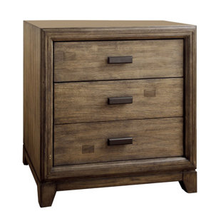 Go to store & view more images Clotilde 3 Drawer Nightstand by Union Rustic