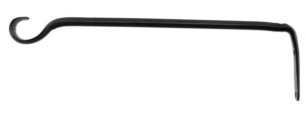Wrought iron is an iron alloy with a very low carbon content, in comparison to steel , and has fibrous inclusions , known as slag. wrought iron quilt hanger