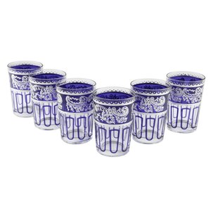 Moroccan Essaouira Glasses (Set of 6)