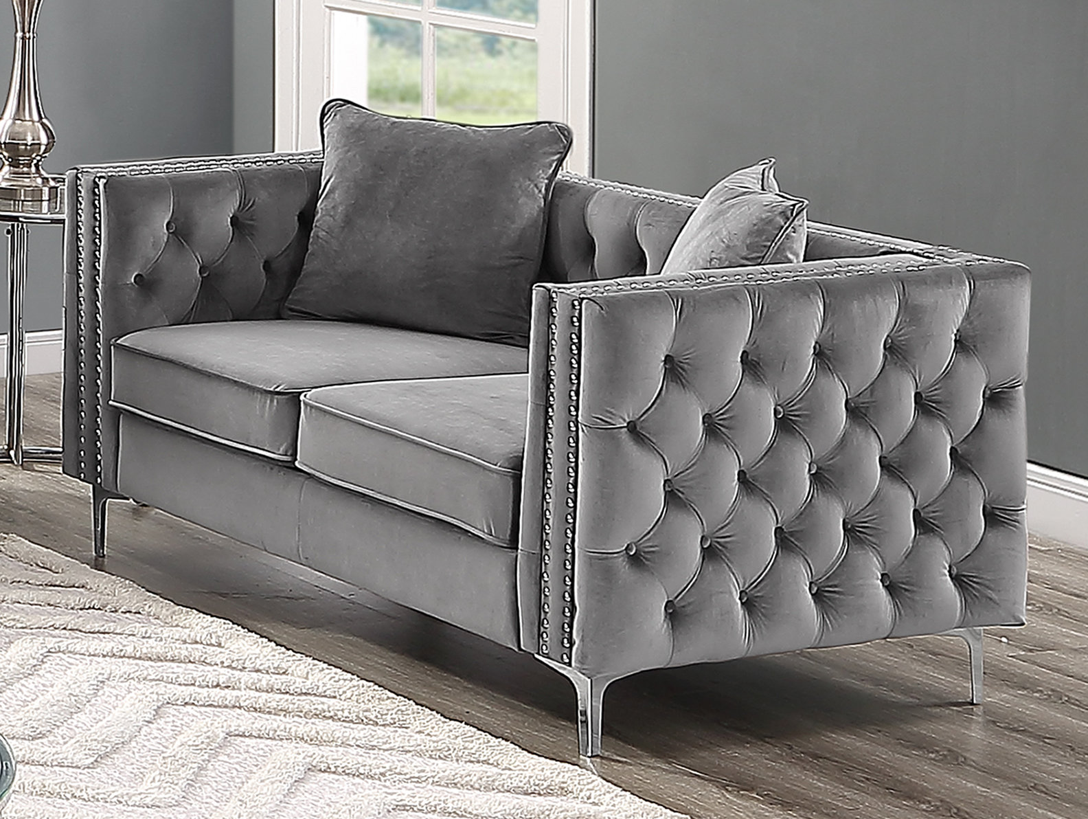 House Of Hampton Martinelli Loveseat Wayfair