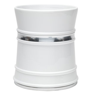 Go to store & view more images Sweet Home Collection Radiance Waste Basket