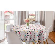 Q-Beans Rectangle Decorative Tablecloth Rabbit Washable and Reusable Table Cloth Cover for Indoor and Outdoor Size: 60 x 84 inch