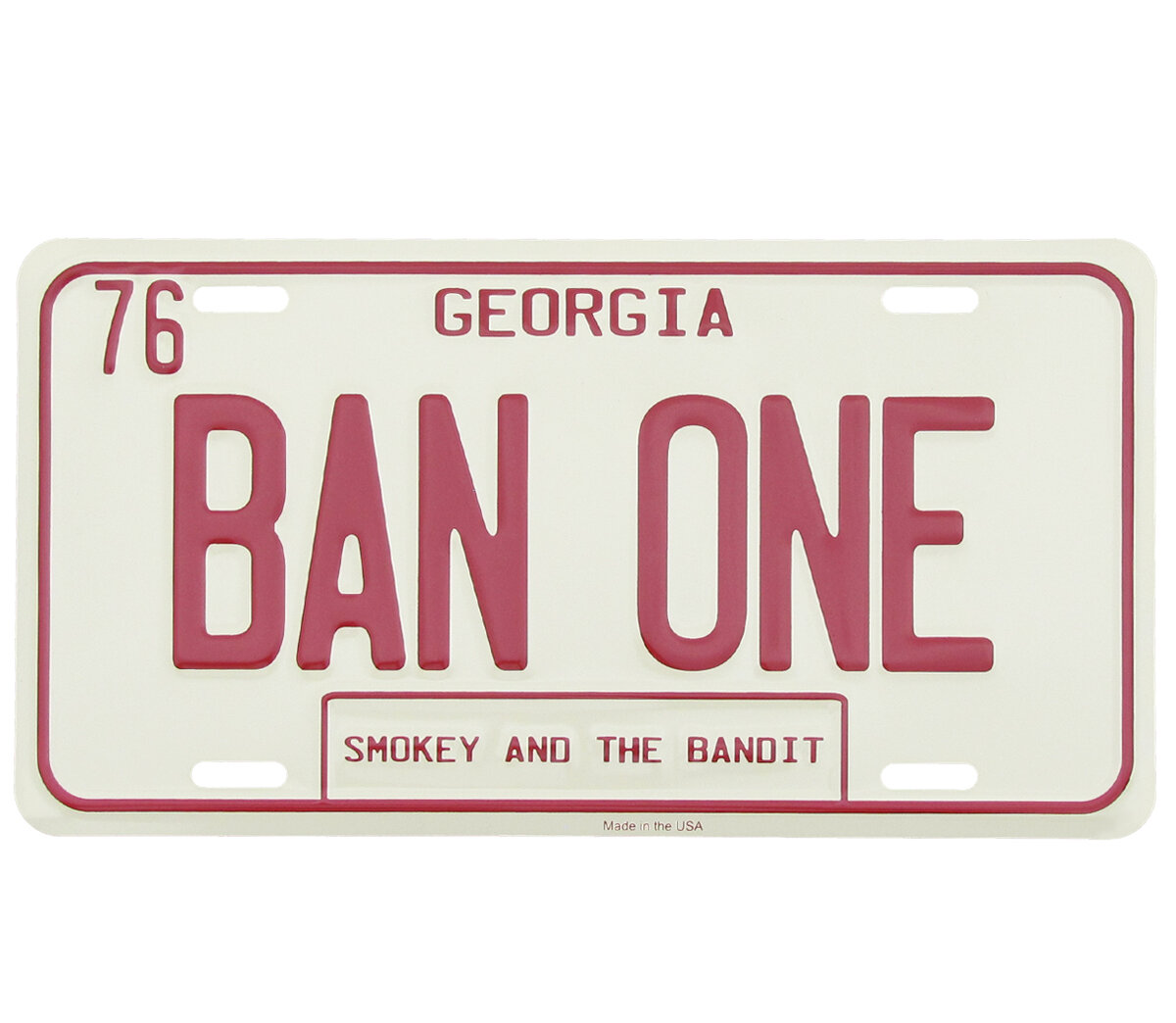 Details about   1/24 Scale Waterslide Decals Smokey and the Bandit BAN ONE License Plates