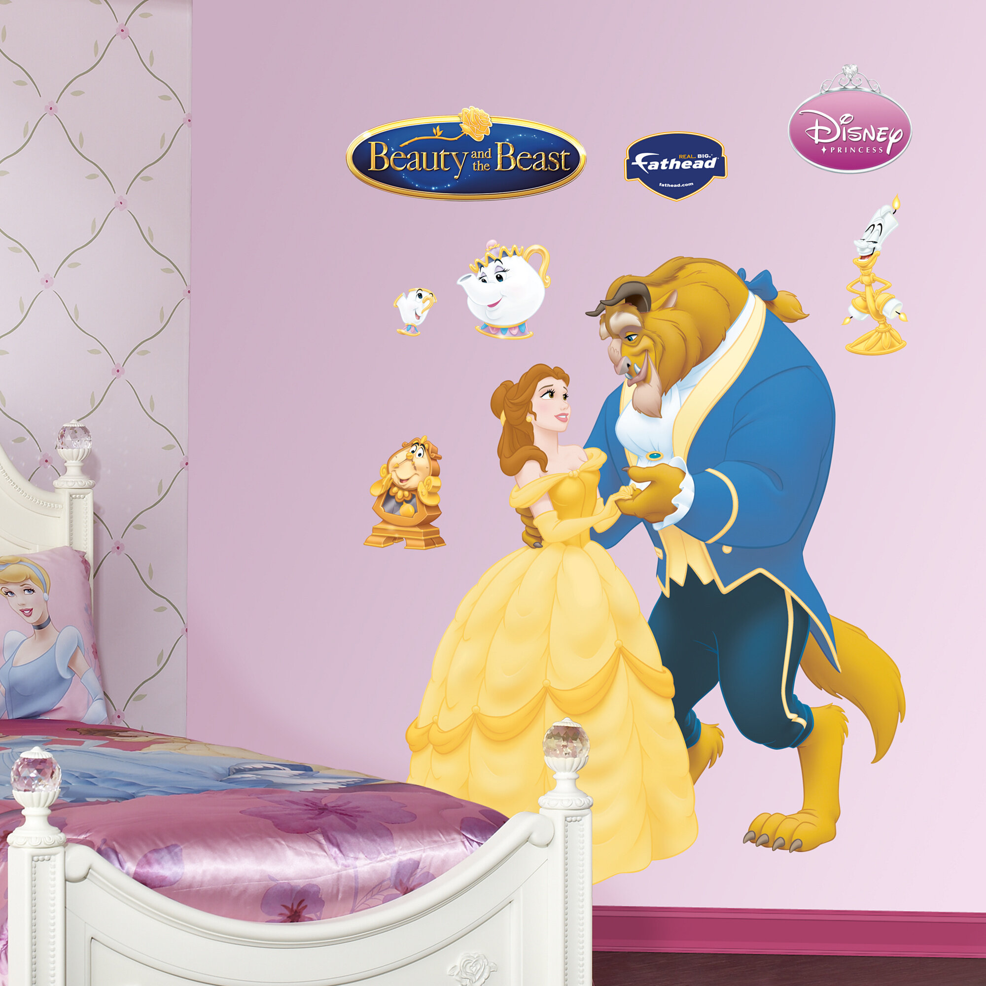 Fathead Disney Beauty And The Beast Wall Decal Wayfair