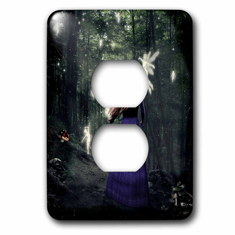 3drose Walking With Fairies In The Forest Victorian 1 Gang Duplex Outlet Wall Plate Wayfair
