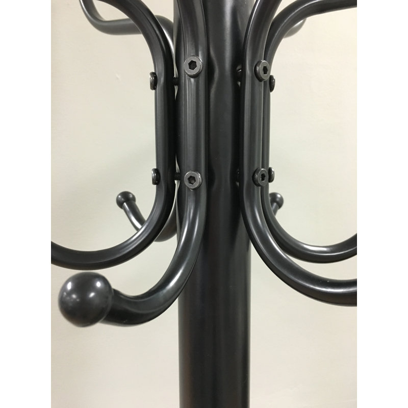 Andover Mills Metal Coat Rack with Umbrella Holder & Reviews Wayfair