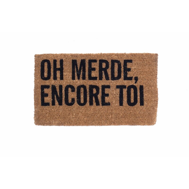 Coco Mats N More Oh No Not You Again French 30 In X 18 In