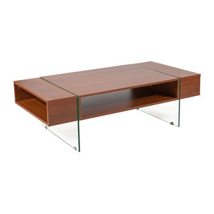 Go to store & view more images Wrought Studio Tobias Wood Grain Finish Rectangular Coffee Table