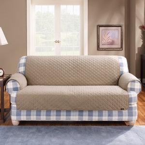 Cotton Duck T-Cushion Sofa Slipcover